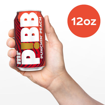 Mr Pibb Punchin' Peach 12oz 12pk