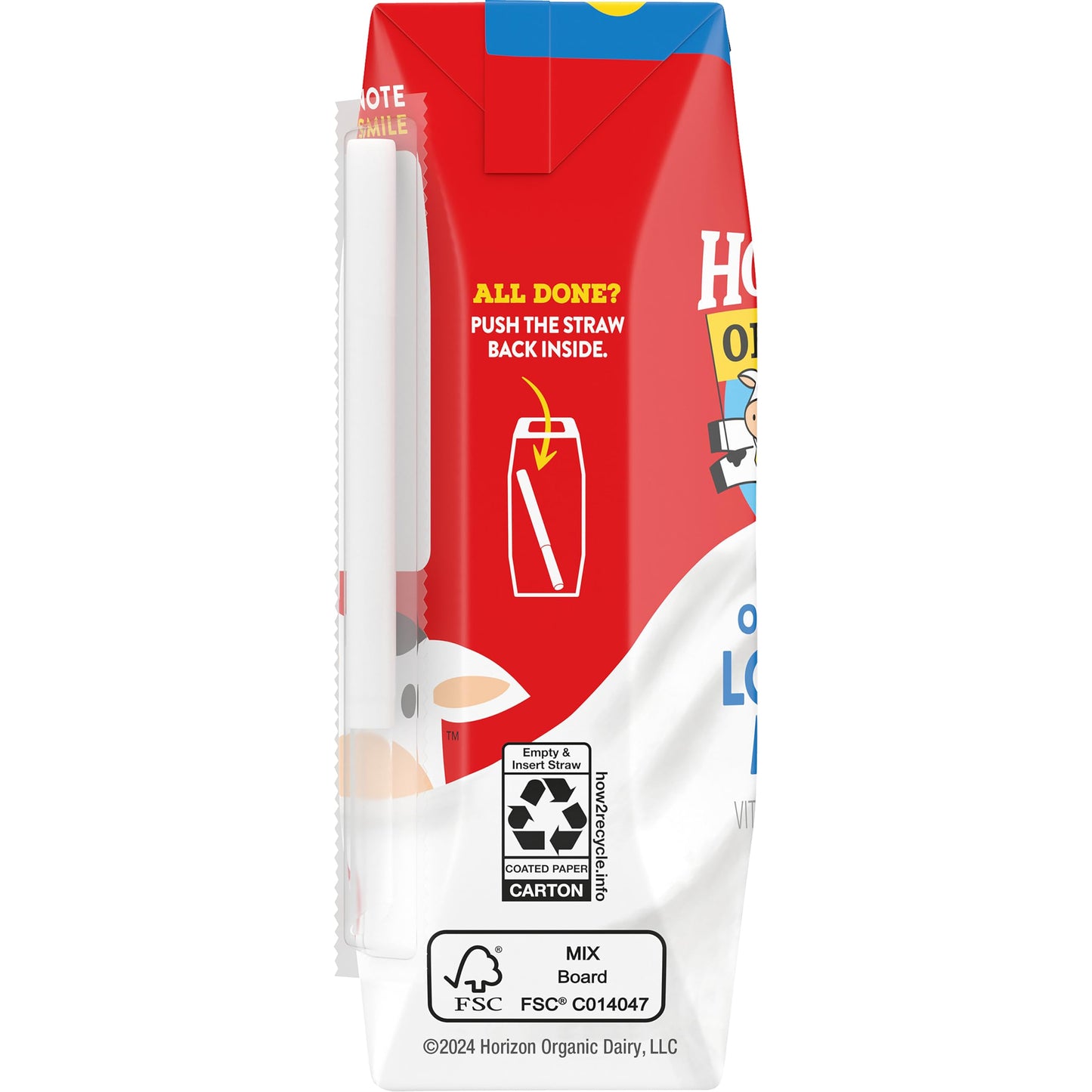 Horizon Organic Shelf Stable 1% Lowfat Milk Box, 8 fl oz - 8g Protein per Serving
