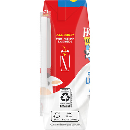 Horizon Organic Shelf Stable 1% Lowfat Milk Box, 8 fl oz - 8g Protein per Serving