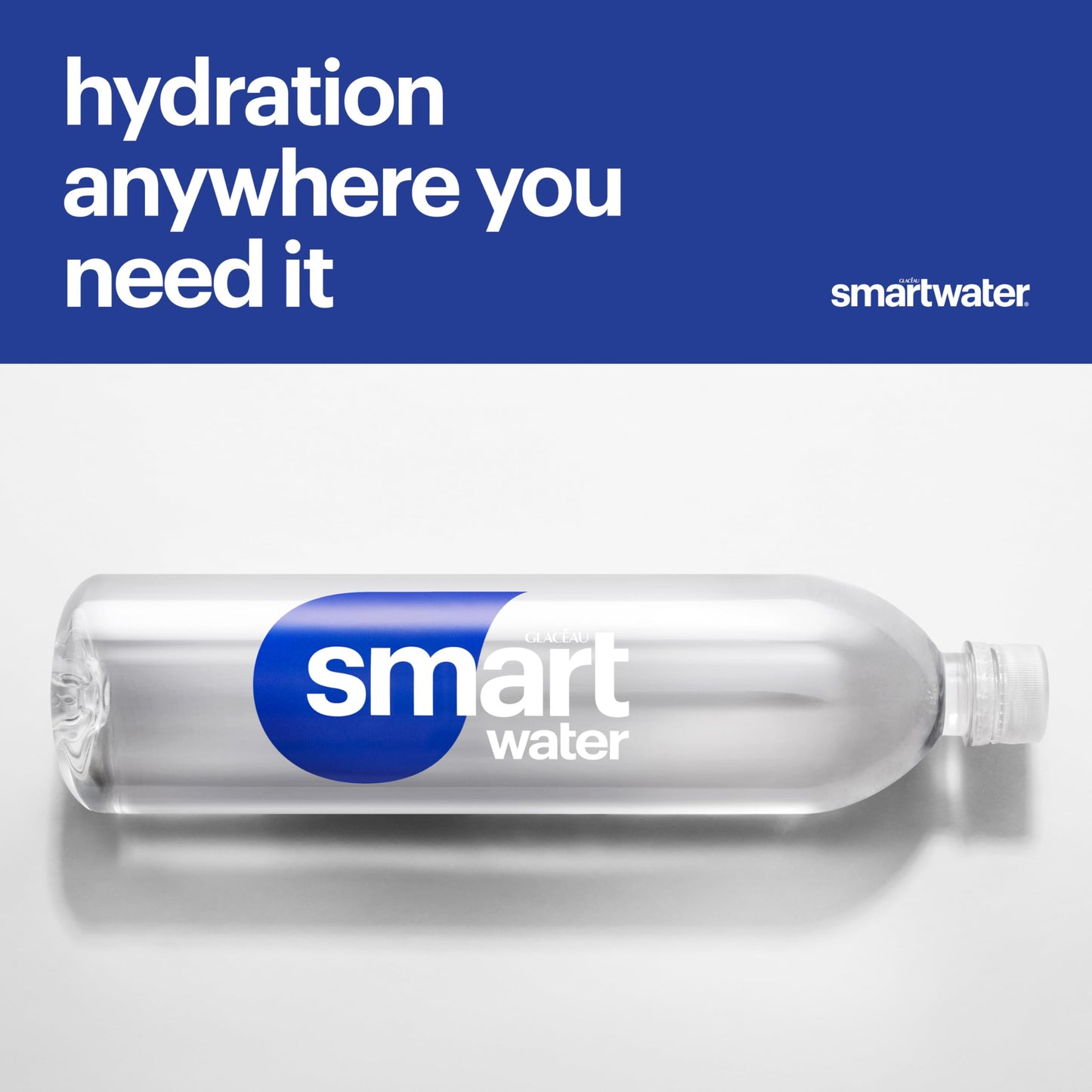 smartwater vapor distilled premium water bottle, 1.5 Liter Bottle