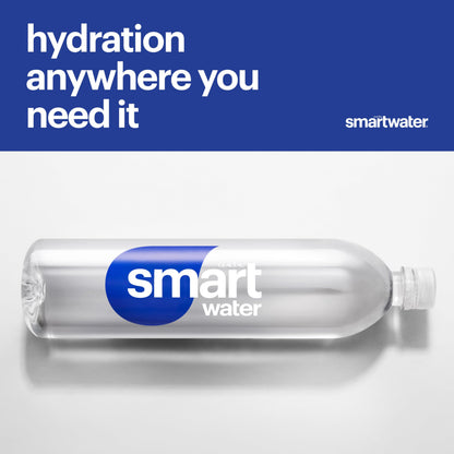 smartwater vapor distilled premium water bottle, 1.5 Liter Bottle