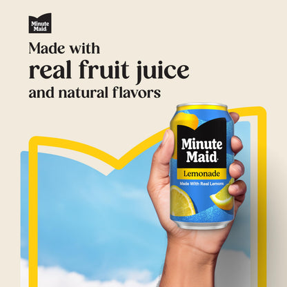Minute Maid Lemonade, 12 Oz, Pack Of 12