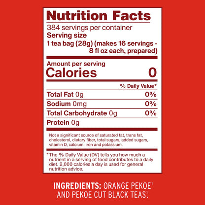 Luzianne Unsweetened Iced Tea Bags, Gallon Size, 24ct Box (Pack of 4)