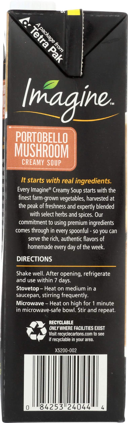 Imagine Creamy Soup, Portobello Mushroom, 32 oz. (Pack of 2)