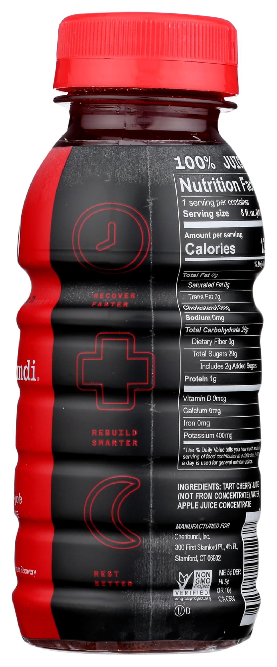 Cheribundi Energy Drink, Cherry Juice, 8 Ounce (Pack of 12)