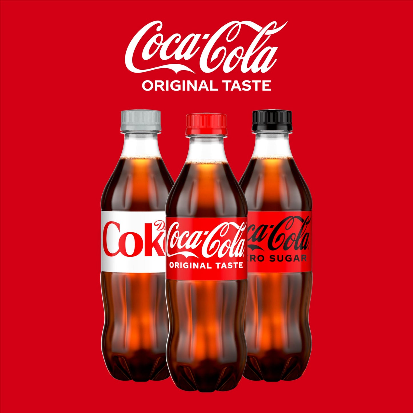 Coca-Cola Soda Soft Drink Bottles, 16.9 fl oz, 6 Pack