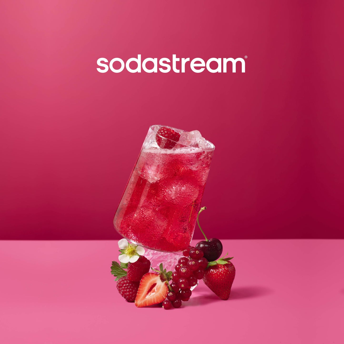 SodaStream MTN Dew Code Red Zero Sugar Drink Mix (440ml),(Pack of 8)