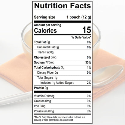 SAVORY CHOICE Seafood Broth Concentrate, 15 Packets (12g) - Gluten-Free, Diary-Free Broth Concentrate