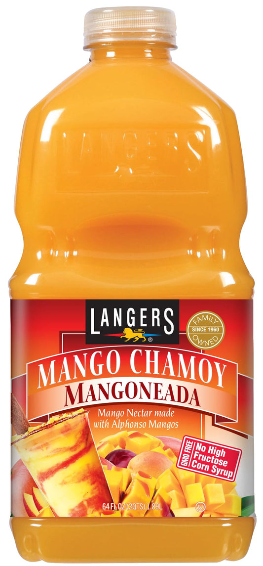 Langers Mango Chamoy, Mangoneada, Juice Cocktail, 64oz, 64 Fl Oz (Pack of 1)