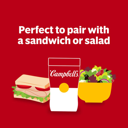 Campbell's Sipping Soup, Chicken & Mini Round Noodle Soup, 10.75 Oz Microwavable Cup