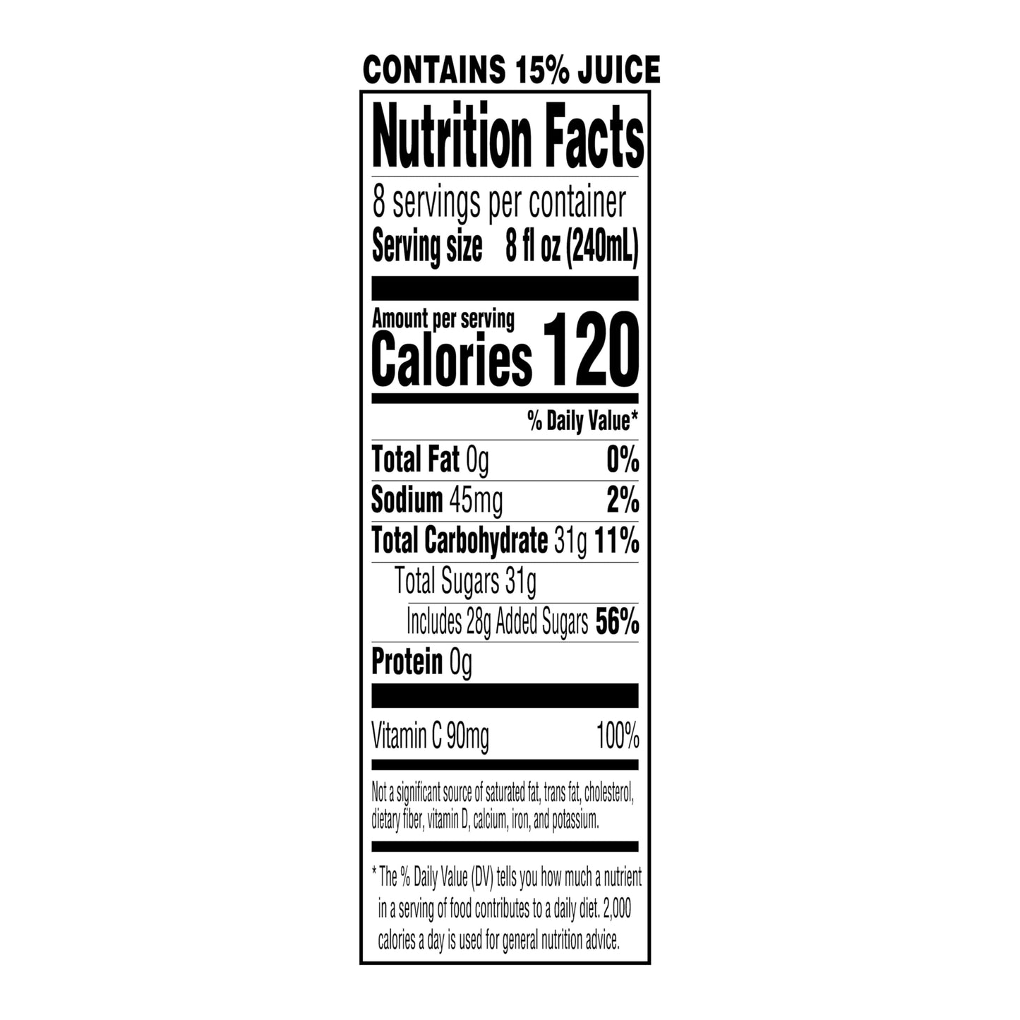 Amazon Grocery, Cranberry Apple Juice Cocktail, 64 Fl Oz