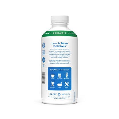 MALK Organic Unsweetened Almond Beverage, 28 FZ