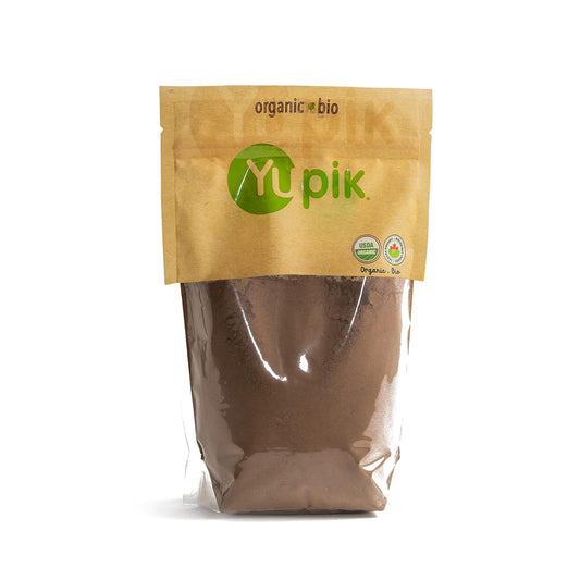 Yupik Organic Hot Chocolate Mix, 2.2 lb (35.2 oz), Vegan, Gluten-Free, GMO-Free, Dairy-Free, Kosher, Cocoa Powder, Mix Easily, Plant-Based Chocolate Beverage, Hot Cocoa Mix