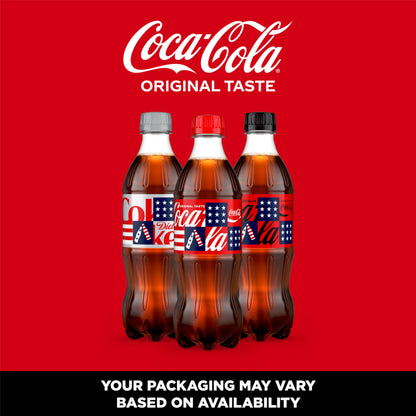 Coca-Cola Soda Soft Drink Bottles, 16.9 fl oz, 6 Pack