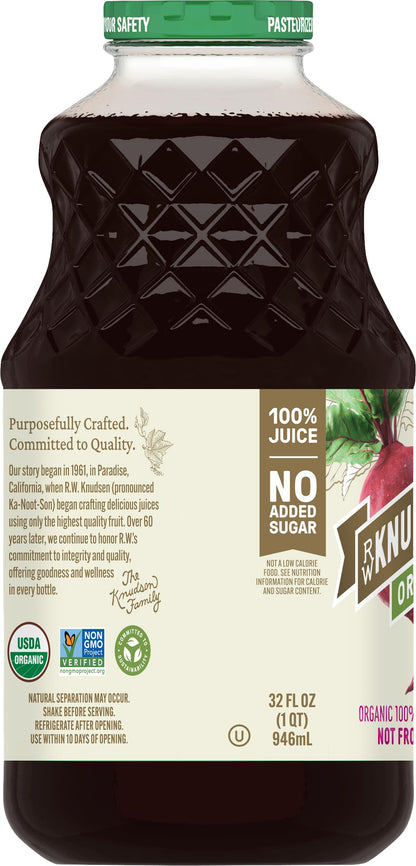 R.W. Knudsen Organic Beet Juice, 32 fl oz (Pack of 1)