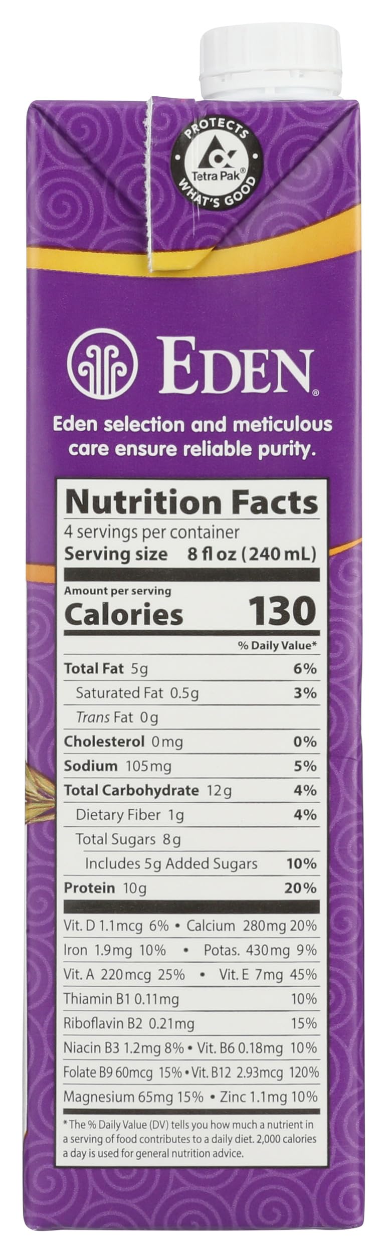 Eden Foods Extra Organic Original Fortified Soymilk, 32 oz