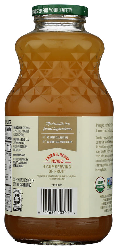 R.W. Knudsen, Organic Apple Juice, 32 Fl Oz