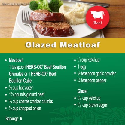 HERB-OX Beef Bouillon Cubes, Beef Stock Seasoning, 25 Ct, 3.25 oz