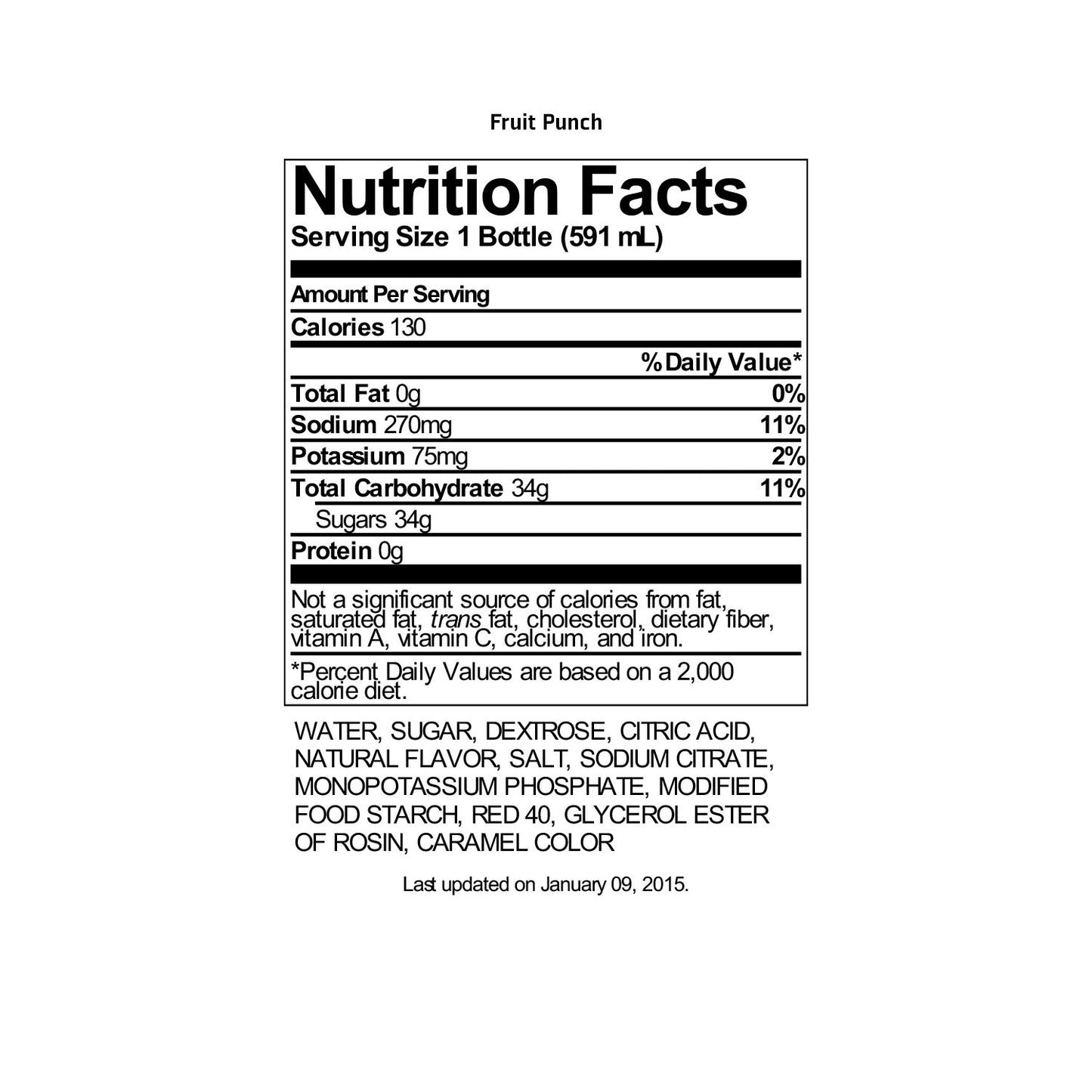 Gatorade Thirst Quencher, Fruit Punch, 20 Ounce (Pack of 8)