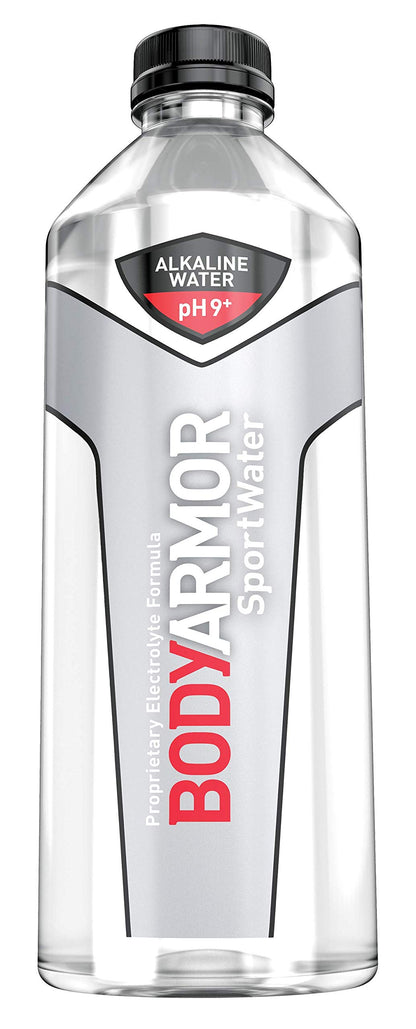 BODYARMOR Nutrition Sport Water Alkaline Water, Superior Hydration, pH Balanced Electrolyte Sports Formula, Supports Active Recovery, Perfect For Athletes, 1 Liter