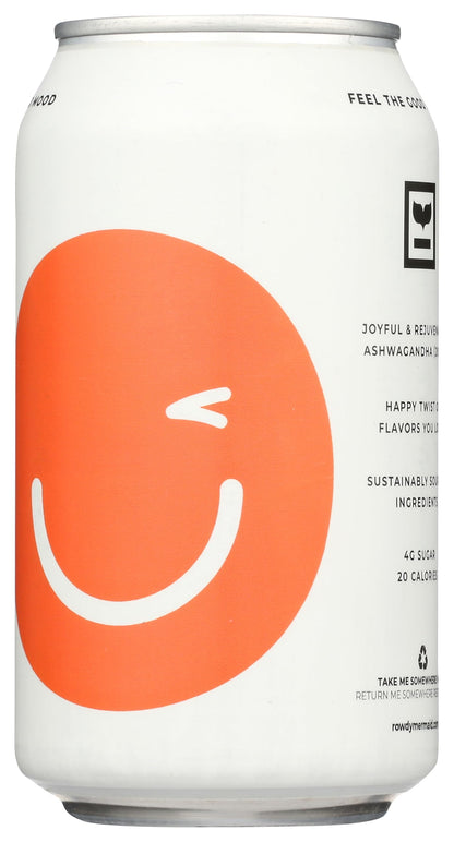 Rowdy Good, Mood Orange Soda, 12 Ounce
