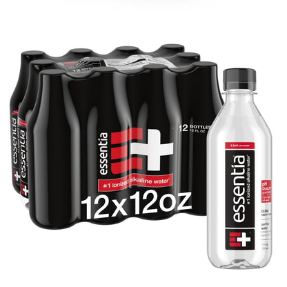 ESSENTIA Ionized Alkaline Water 12x12oz