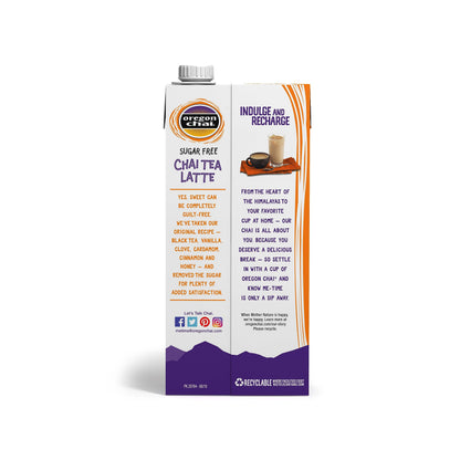 Oregon Chai Sugar Free Chai Concentrate, 32 Fluid Ounce (Pack of 1)