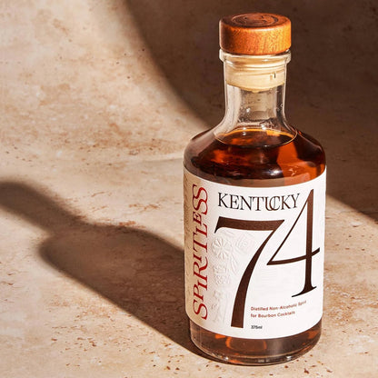 Spiritless Kentucky 74 Distilled Non-Alcoholic Whiskey Bundle with Australian Coffee Bitters – Old Fashioned - Premium Zero-Proof Liquor Spirits for a Refreshing Experience