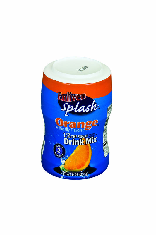 Enliven Splash Orange 10 Count, 9-Ounce Boxes (Pack of 12)