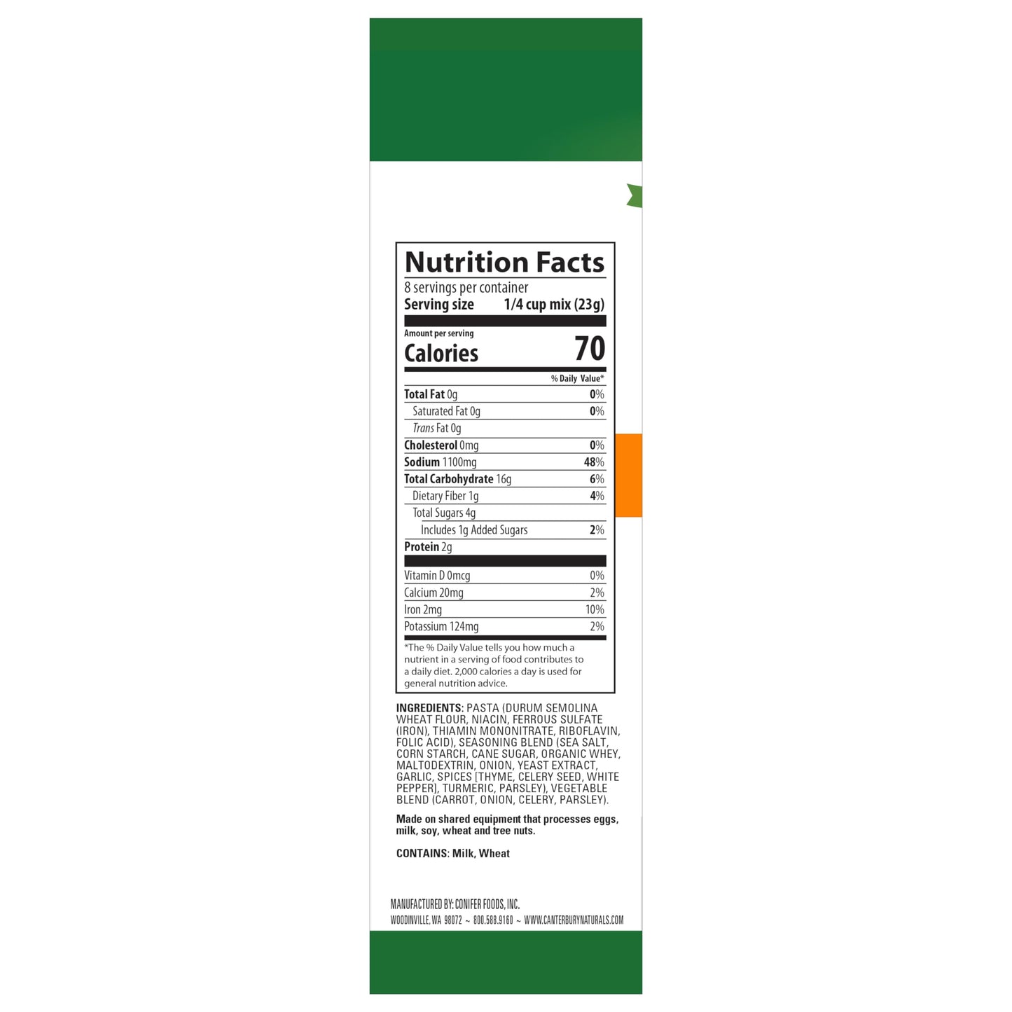 Canterbury Naturals Artisan Soup Mix, Chicken Noodle Soup Mix, Non-GMO, Makes 8 Servings, 6.5-Ounce Bag (Pack of 1)