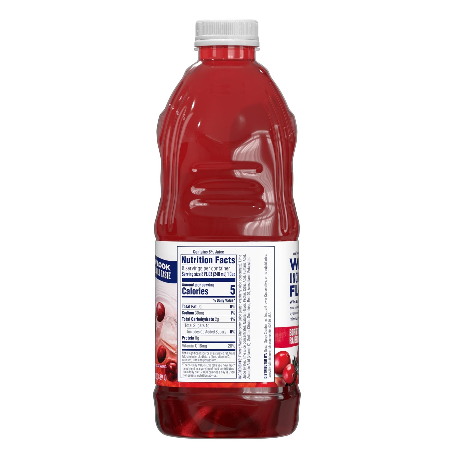 Ocean Spray® Diet Cranberry with Lime Juice Drink, 64 Fl Oz Bottle