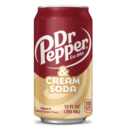 DR PEPPER - & CRÈME SODA, 12 OZ, 12 PK
