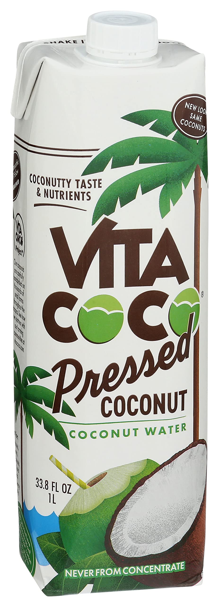 Vita Coco Coconut Water, 33.8 Fl Oz | Pressed | Pack of 5