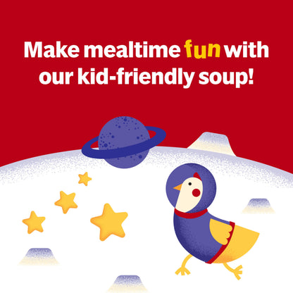 Campbell’s Condensed Kids Chicken and Stars Soup, 10.5 oz Can (4 Pack)