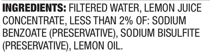 Happy Belly 100% Lemon Juice | 32 fl oz | Bottle | Pack of 4