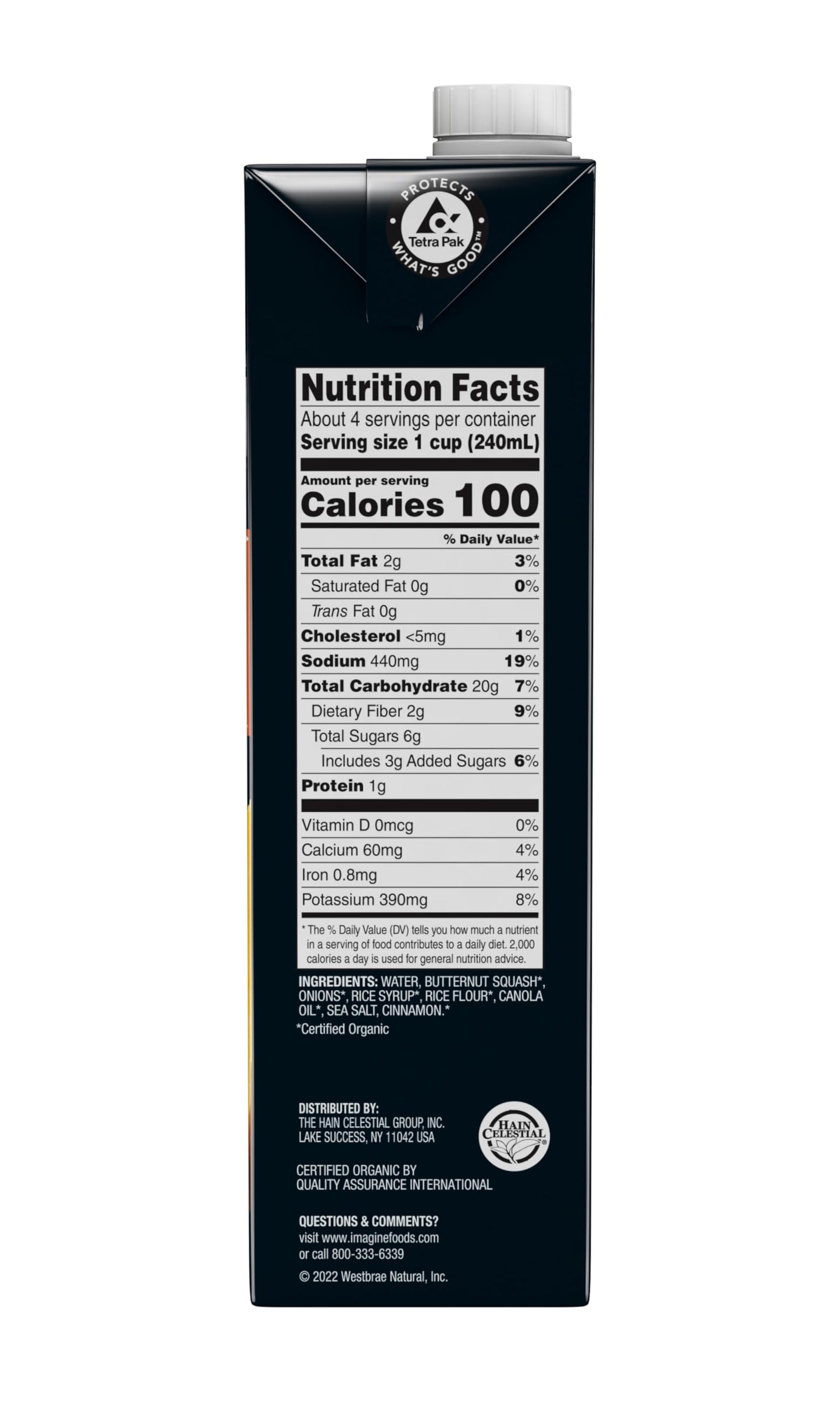 Imagine Organic Butternut Squash Creamy Soup 32 fl. oz (Pack of 6)