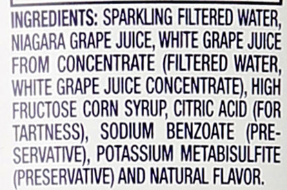 Welch's Sparkling White Grape Cocktail Juice, Non-Alcoholic, 25.4 Fl Oz