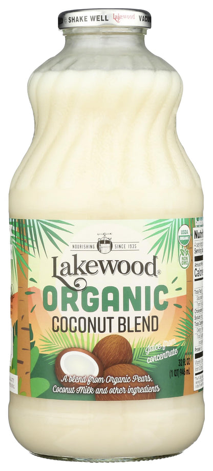 LAKEWOOD JUICE COCONUT MILK ORG, 32 FO