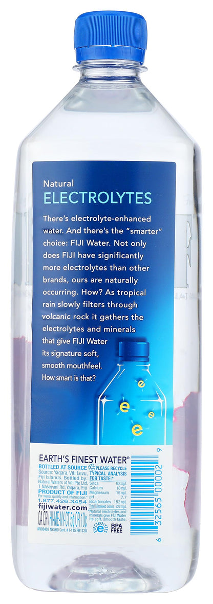 FIJI Natural Artesian Bottled Water 1 Liter / 33.8 Fl Ounce Bottle (Single)