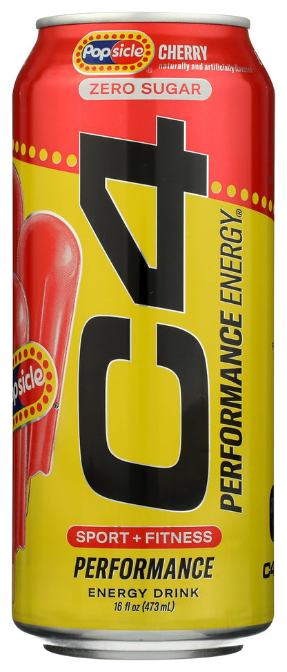 C4 Performance Energy Drink Cherry Popsicle 16oz