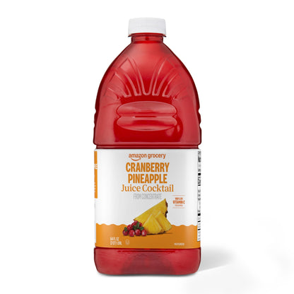 Amazon Grocery, Cranberry Pineapple Juice Cocktail, 64 Fl Oz