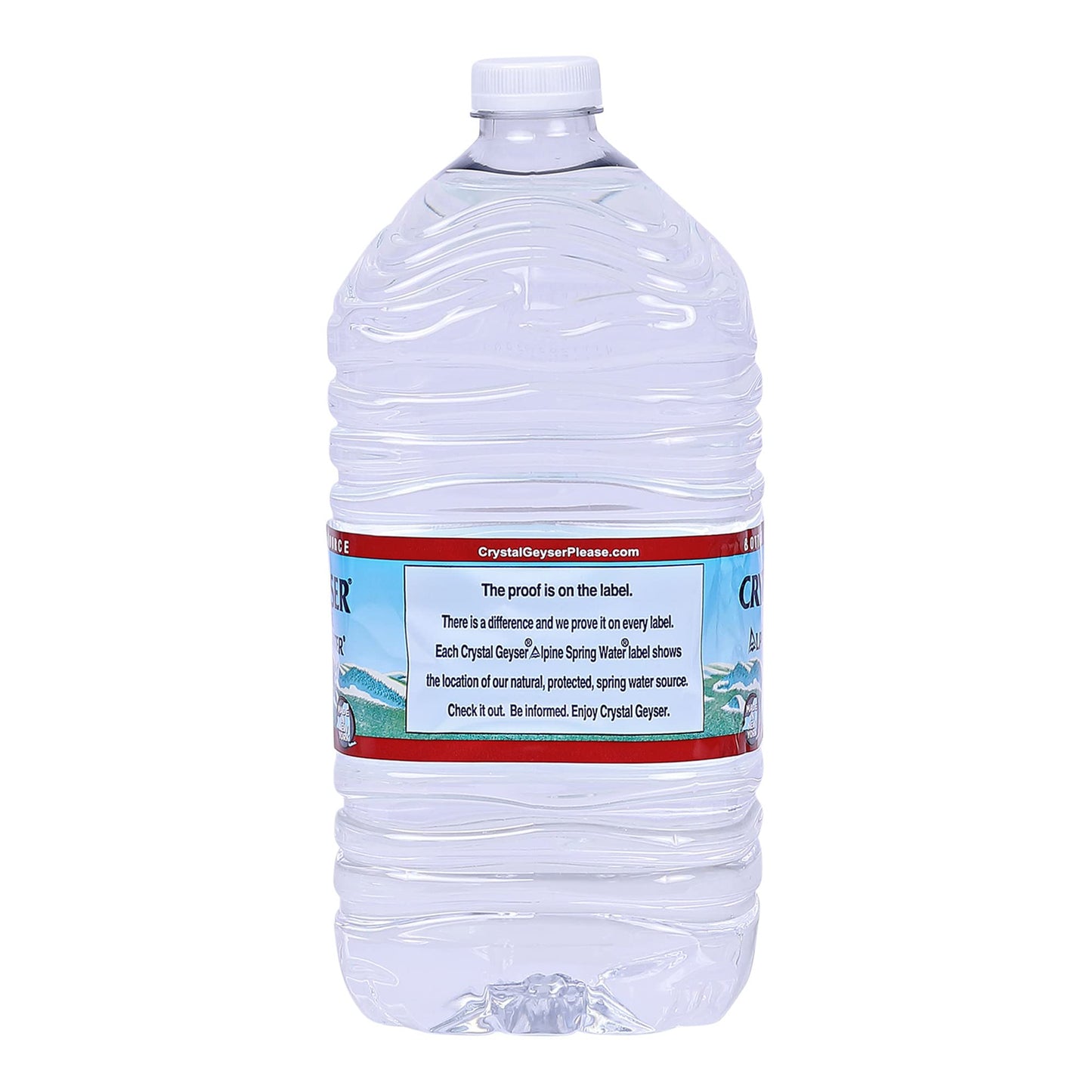 Crystal Geyser Natural Alpine Spring Water, Drinking Water Bottled at the Source, 6 Gallons
