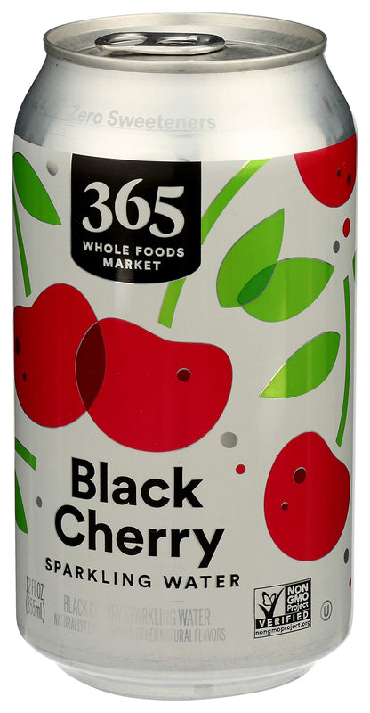 365 by Whole Foods Market, Black Cherry Sparkling Water 12pk, 12 Fl Oz