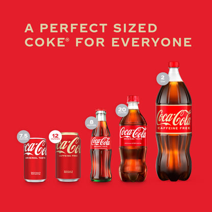 Caffeine Free Coca-Cola, 12 fl oz, 12 Pack