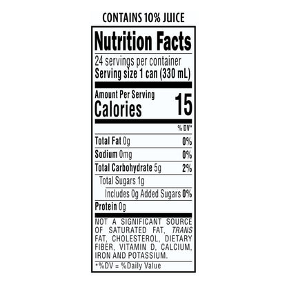 Sanpellegrino Zero Grams Added Sugar Italian Sparkling Drinks Lemonade, Sparkling Lemon Beverage, 24 Pack of 11.15 Fl Oz Cans