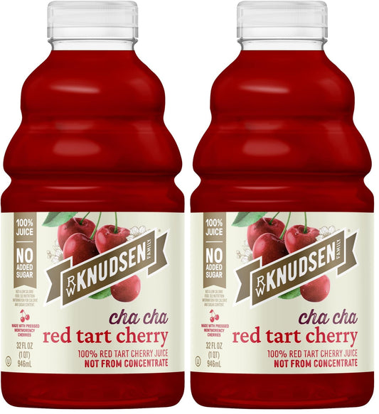 R.W. Knudsen Cha Cha Red Tart Cherry Juice, 32 fl oz (Pack of 2)