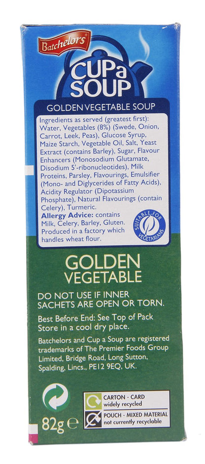 Batchelors Cup A Soup Golden Vegetable 4S 82G