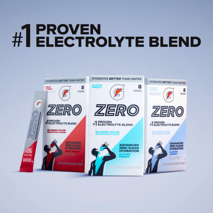 Gatorade Zero Sugar Electrolyte Powder Drink Mix, Lemon Lime, (32 Servings), No Artificial Flavors, No Added Colors, Zero Sugar, Sports Drinks, Hydration, Electrolyte Drink