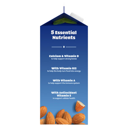 Silk Almond Milk, Unsweet, Dairy Free, Gluten Free, Seriously Creamy Vegan Milk with 50% More Calcium than Dairy Milk, 64 FL OZ Half Gallon