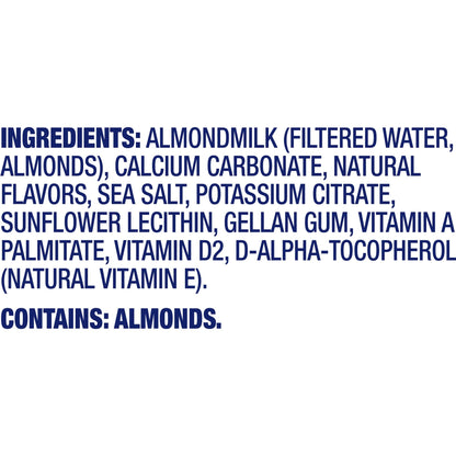 BLUE DIAMOND Unsweetened Vanilla Almondmilk, 0.5 GL